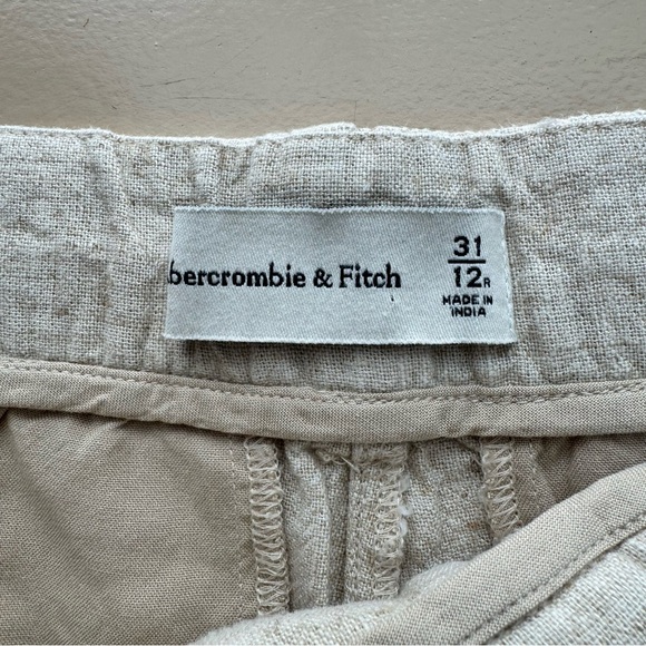 Abercrombie & Fitch Sloane Tailored Linen Blend Wide Leg Pants Women’s Size 31 - Picture 13 of 15